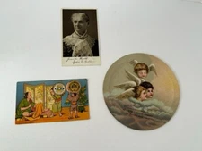 LOT 3 Vintage Trade Cards Clarks Lydia Pinkham Hildreth Bros Angels