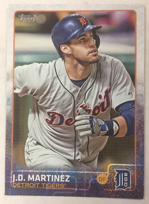 J.D MARTINEZ 2015 Topps # 148 Base Card Tigers BOSTON RED SOX MVP ?