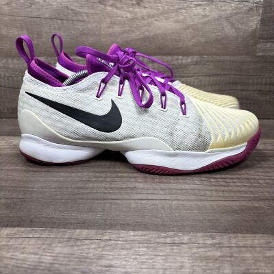 Nike Air Zoom Ultra React White Purple Womens US Size 8.5 859718-101 Sneakers