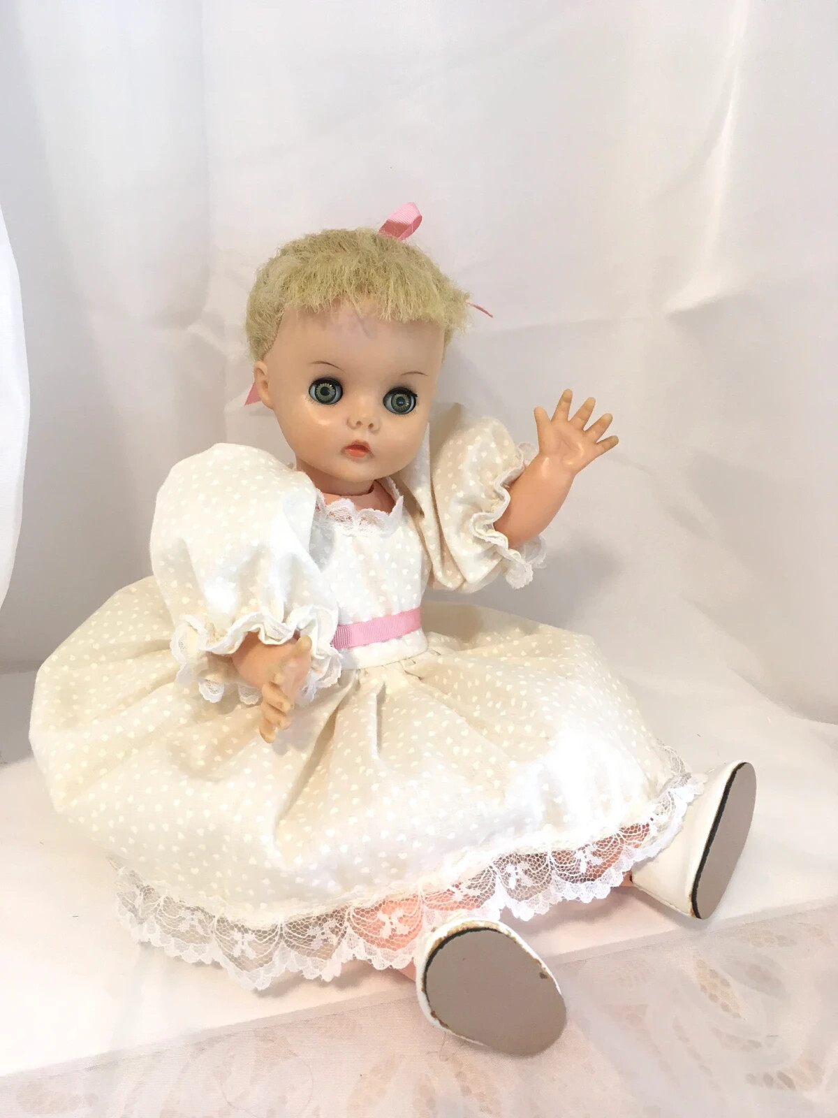 Horsman doll, 1950's Play doll, All vinyl, Rooted hair