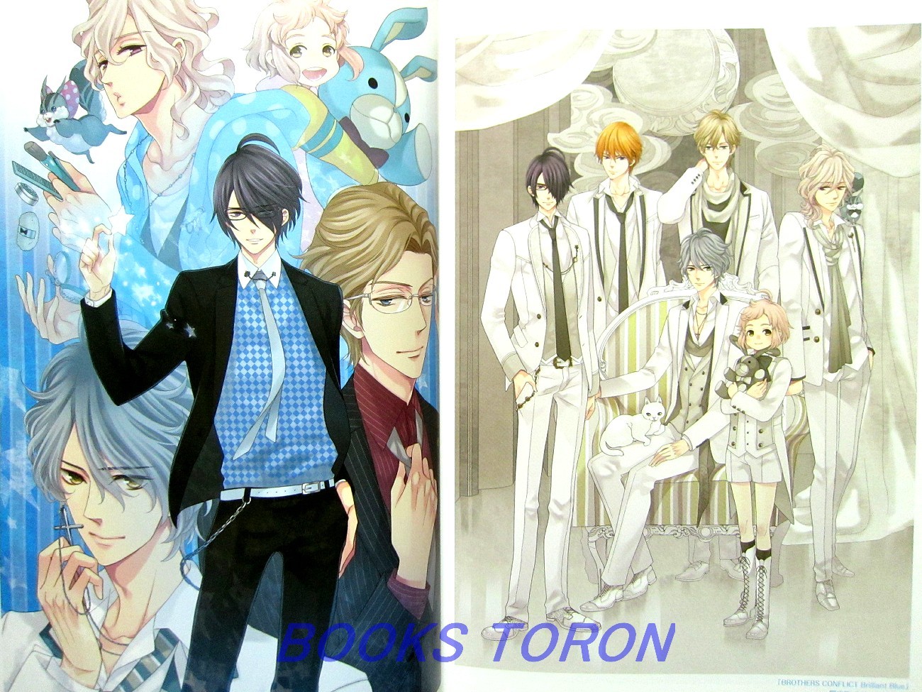 Brothers Conflict Brilliant Blue Official Visual Book Japanese Anime Art Book Collectibles Chsalon Animation Art Characters