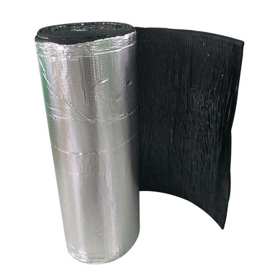 Car Sound Proofing Deadening Insulation Heat Pads PE+Aluminum Mat 50*200CM 10mm
