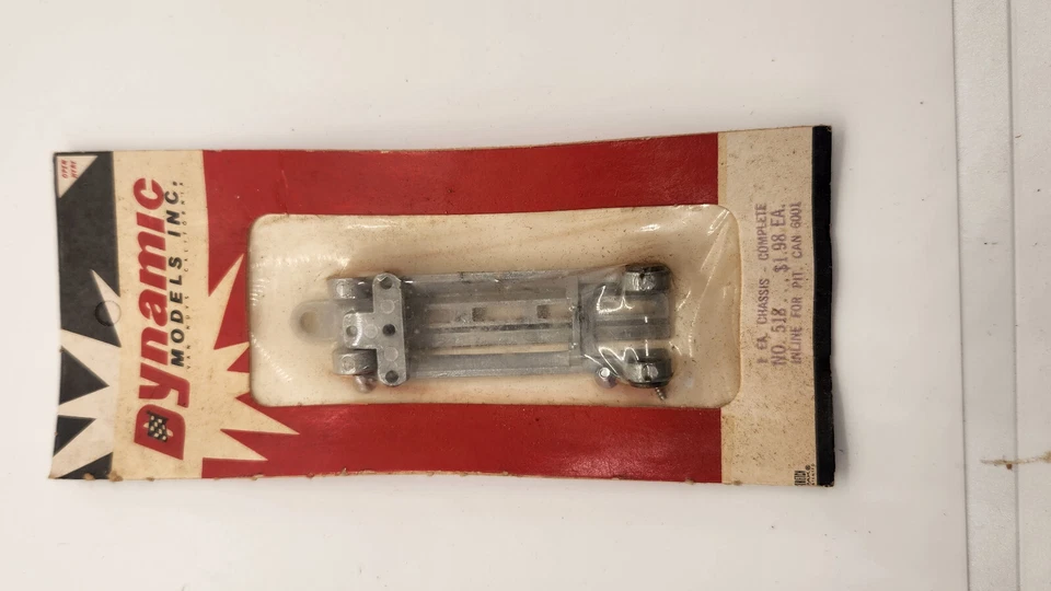 Chasis Coche Ranura Dinámica 1/24 Nº Pit 518. Can 6001 en línea años 60 revell russkit Foto 4 de 4