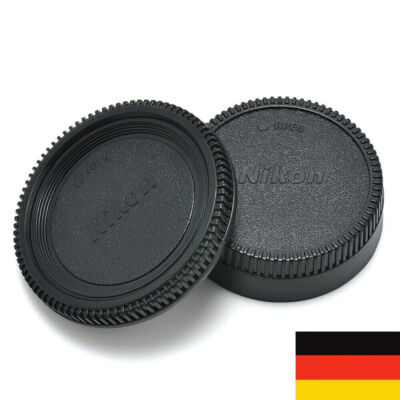 Objektivdeckel vorne + hintere Abdeckung Kit für Nikon AF-S Objektiv Kamera DE