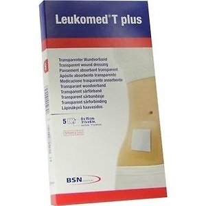 LEUKOMED transp.plus sterile Pflaster 8x15 cm, 5 St