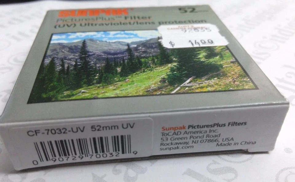 52mm UV Ultraviolet Lens Protection Filter Safety Protector 52 mm CF-7032-UV New - Image 3 of 4