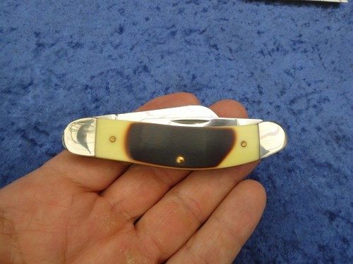 2013 CASE TB4339SS SOWBELLY BUMBLEBEE 3 BLADE FOLDING KNIFE . PRISTINE! MIB! - Picture 7 of 8