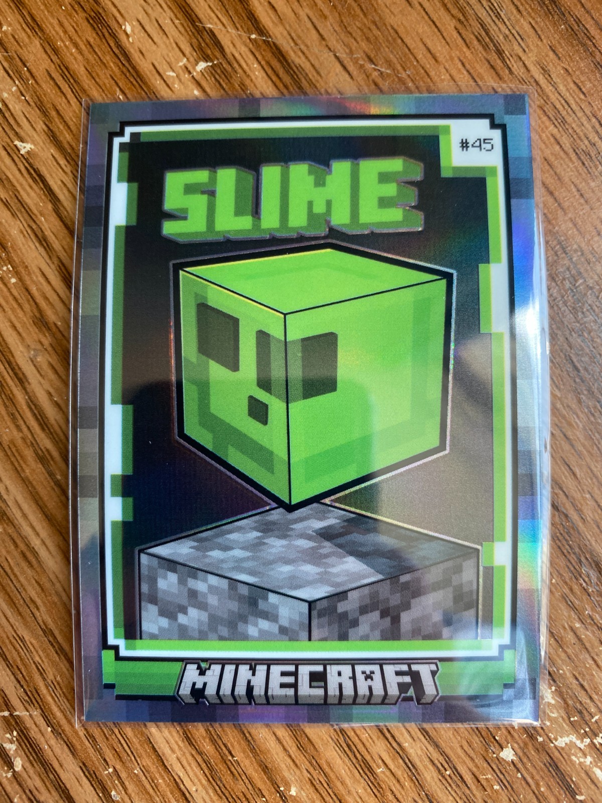 2024 Panini Minecraft Slime #45 Prizm Optichrome 123/149