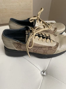 Chaussures à lacets Gucci GG athlétiques/décontractées pointure 40 #812T