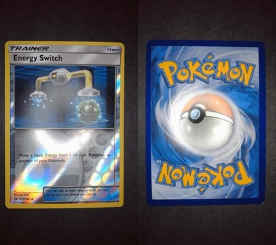 Energy Switch 117/149 Uncommon SM Base Set Pokemon Reverse Holo Lightly Played