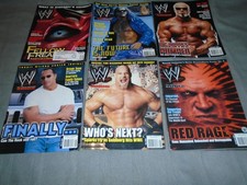 2002 2003 WWE Magazines Nov Dec Jan Mar May Oct