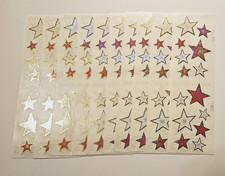Mrs. Grossman's Stickers Lot of 10 Strips Frosty Stars Reflections 2005