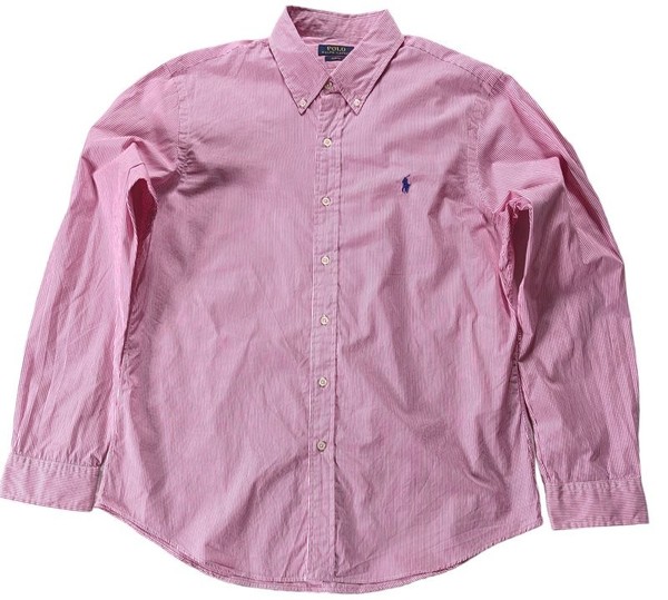 Men Polo Ralph Lauren Shirt Pink 42 / XL / 50