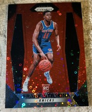 2017-18 Panini Prizm Fast Break Red /125 Frank Ntilikina #275 Rookie Card RC. rookie card picture