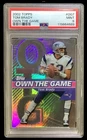 2002 topps #OG7 tom brady; own the game SP holo refractor insert PSA 9