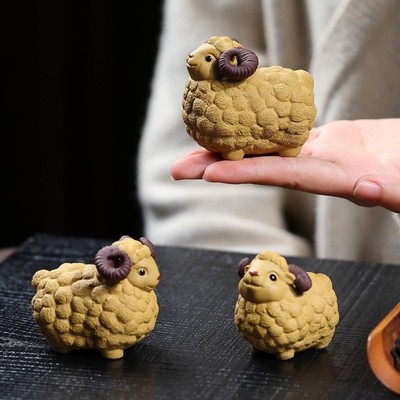 6 Stück Tee Haustier Handarbeit Teetisch Ornament Sammlerstück