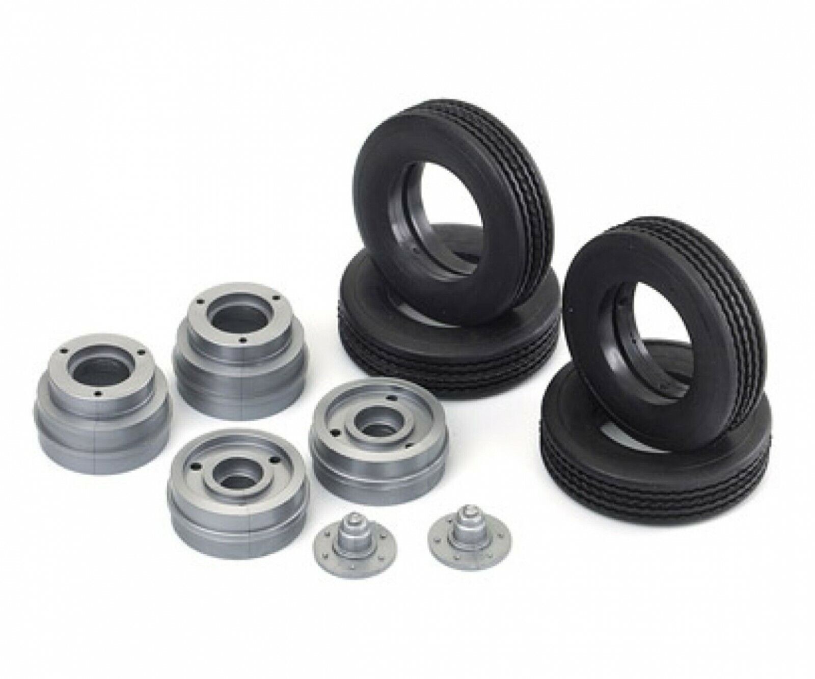 Carson 500907006/C907006 Flat Bed Trailer Tyres/Tires With Rims/Wheels, NIP