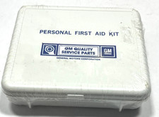 Trousse de premiers soins personnels vintage GM General Motors scellée