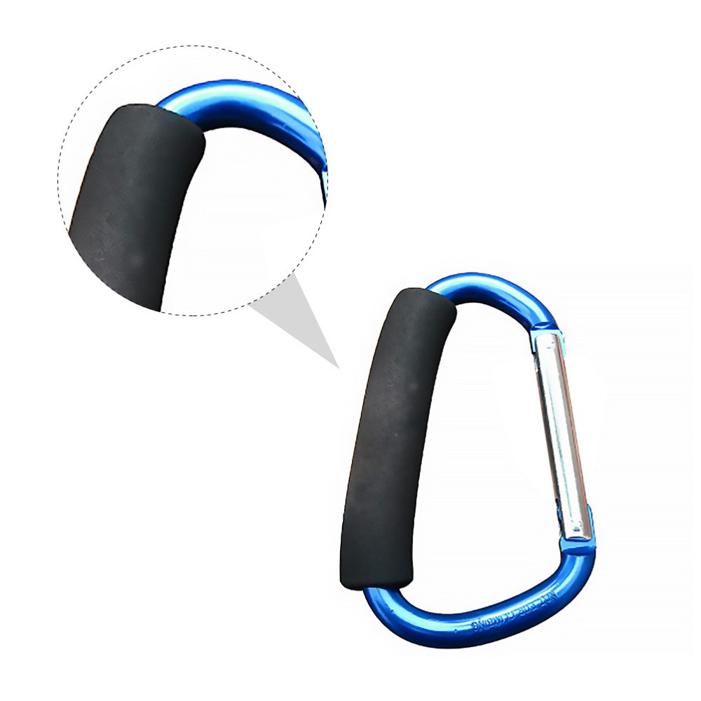 Large Locking Carabiner Keychain Clip with Quick Release Spring