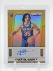 PACOME DADIET 2024-25 PANINI PRIZM DECA ROOKIE GOLD KNICKS RC AUTO 01/10 Q6438