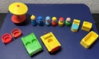 Vintage Fisher Price Little People Figures, Vehicles, Furniture:Mixed Pieces Lot