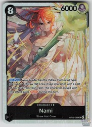Nami OP15-086 Adventure on Kami's Island Foil SR English One Piece TCG