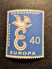 TIMBRE EUROPA CEPT ALLEMAGNE DESSINS N°165 NEUF ** LUXE MNH 1958