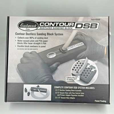 Eastwood Elite Contour DSB 65500 Dustless Sanding Block System Open Box