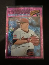 Parker Messick 2026 Topps Heritage Chrome Burgundy Sparkle SP #242 RC