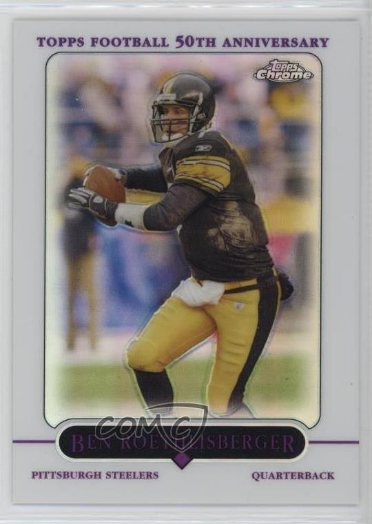 2005 Topps Chrome Refractor Ben Roethlisberger #93 h8k