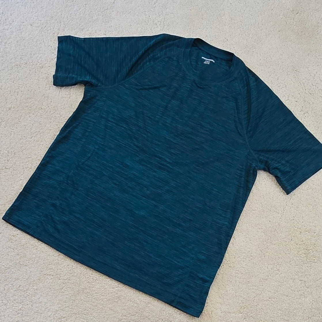 Amazon Essentials Performance Tech Tee Blue Heath… - image 5