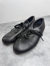 Capezio Tele Tone Tap Shoes Women s Size 5.5 M Black Lace Up Dance Shoes