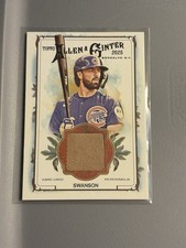 2025 Topps Allen & Ginter Relics Dansby Swanson #AGR-DS (MEM) Dirty Patch GU