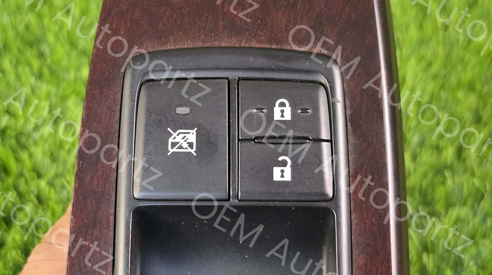 Lexus GX460 2014-2019 Master Switch power window Buttons with Trim 84040-60150 - Image 4 of 4