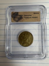 ICG Certified 20 Centimes 1968 Genuine French Coin Treasure Hoard