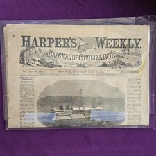 Guerre civile, véritable journal, Harper's Weekly, vol.VII, n°338, 20 juin 1863