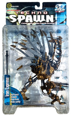 Techno SPAWN Iron Express Action Figure Series 15 McFarlane Toys 1999 NRFP