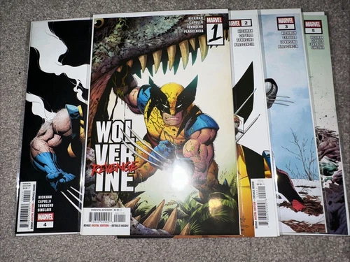 Marvel WOLVERINE REVENGE comic lot 1 2 3 4 5 COMPLETE Set 2024