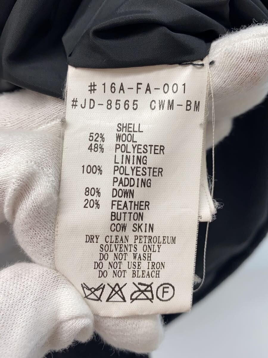 DANTON◆Down jacket/34/Polyester/BLK/Plain - image 4