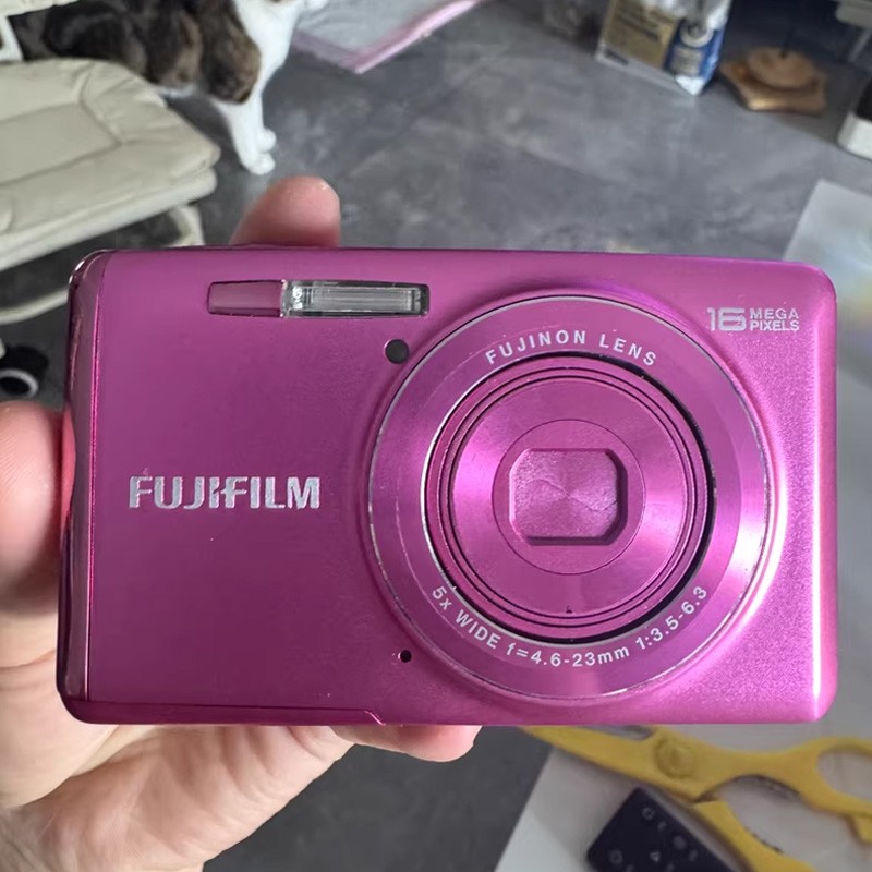 FUJIFILM FinePix JX700 Pink Gold Digital Camera 16.0MP 5x Zoom w
