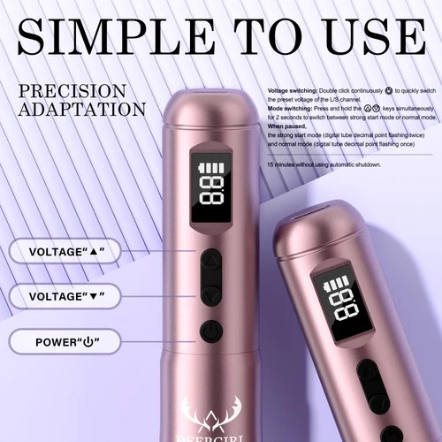 Wireless Permanent Makeup Tattoo Machine Kit Rechargeable image 3