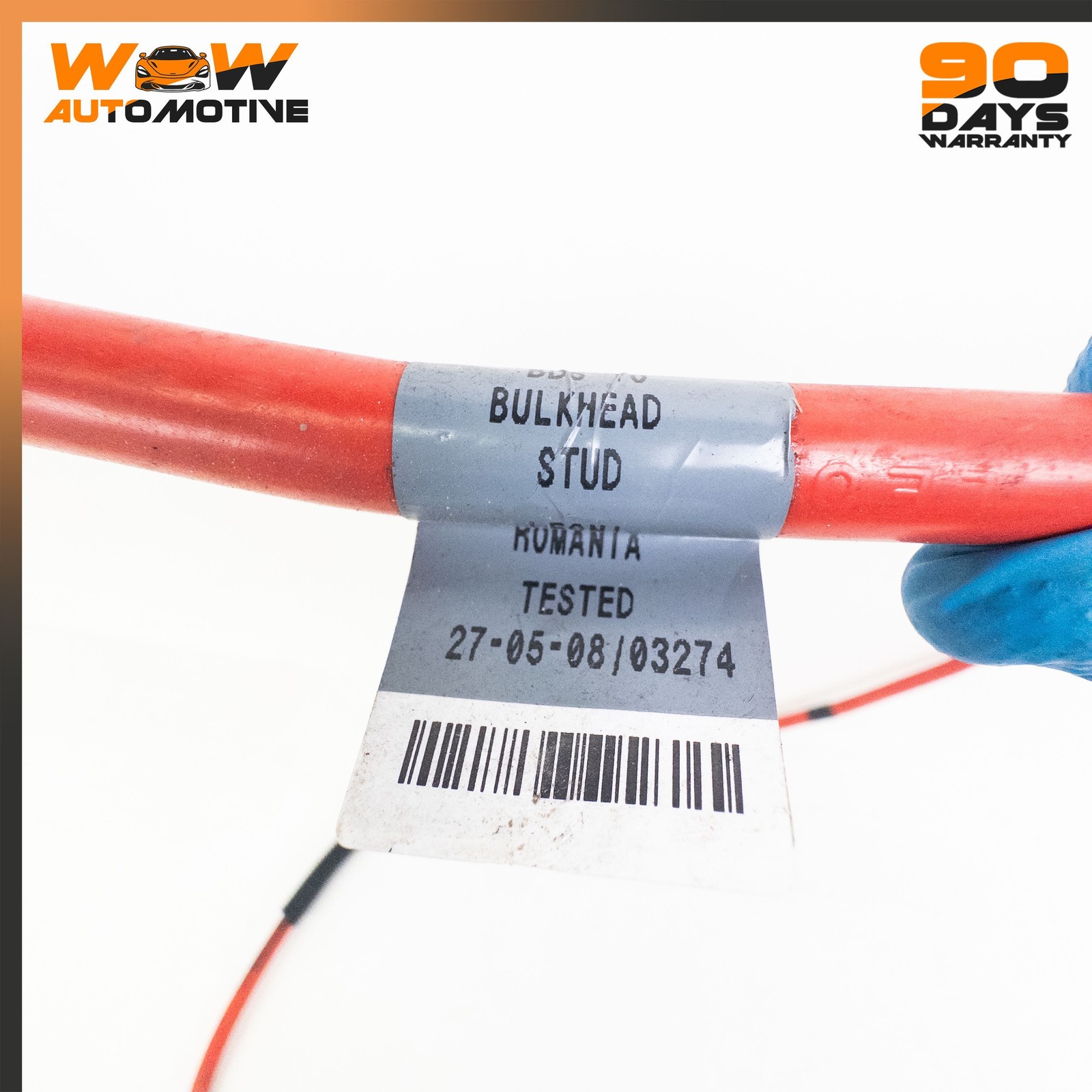 06-16 ASTON MARTIN V8 VANTAGE BATTERY POSITIVE CABLE WIRE HARNESS BULKHEAD OEM