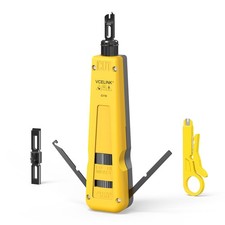 Punch Down Impact Tool with 110 and 66 Blades, Network Wire Punch