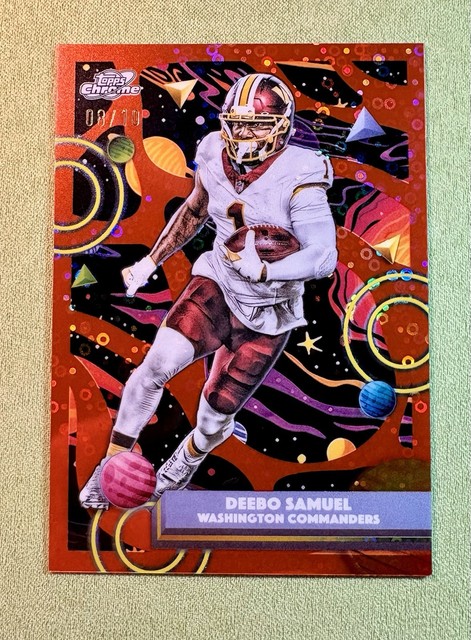 Topps Cosmic Chrome Deebo Samuel Lunar Eclipse /10 - Washington Commanders