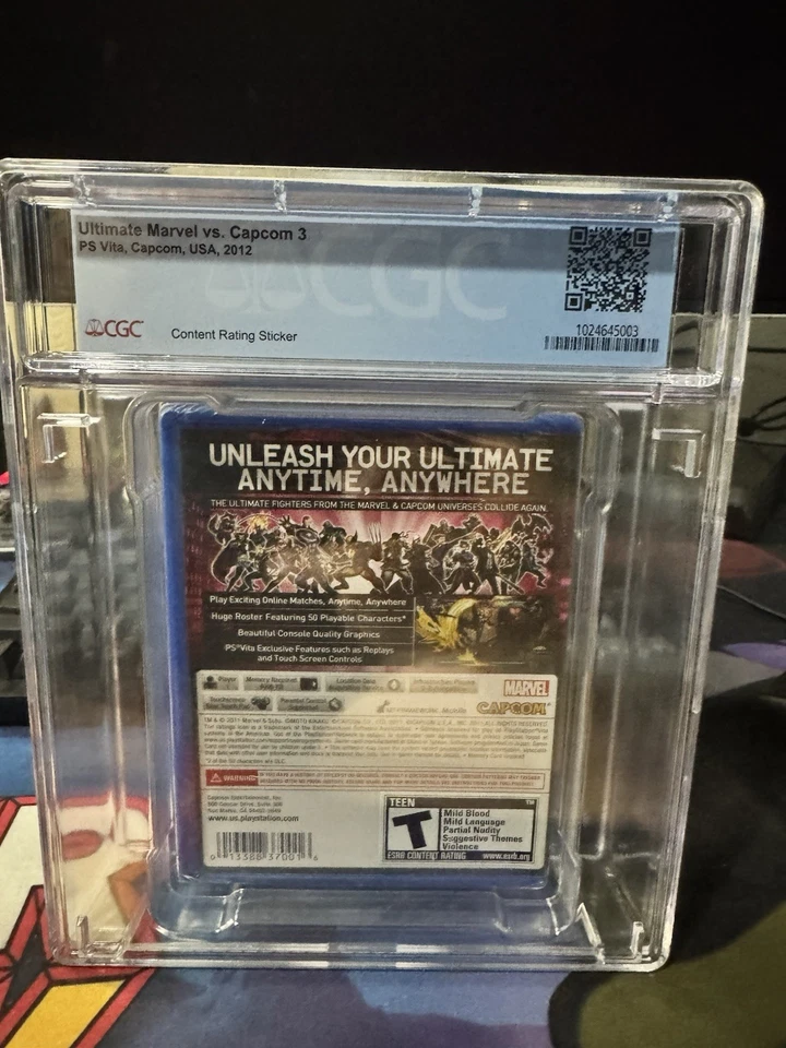 CGC 9.6 Ultimate Marvel vs. Capcom 3 Sony PlayStation PS Vita - Image 2 of 2