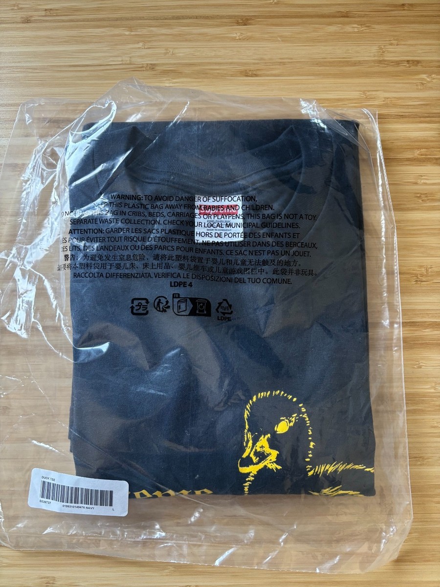 Supreme Duck Tee Navy Size: Large | eBay
