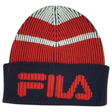 Fila Brand Peacoat Skully Acrylic OFSA Adults Winter Cuffed Knit Beanie Hat