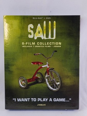 SAW 8-Film Collection Blu-ray + DVD Unrated Jigsaw Lionsgate Dolby Atmos