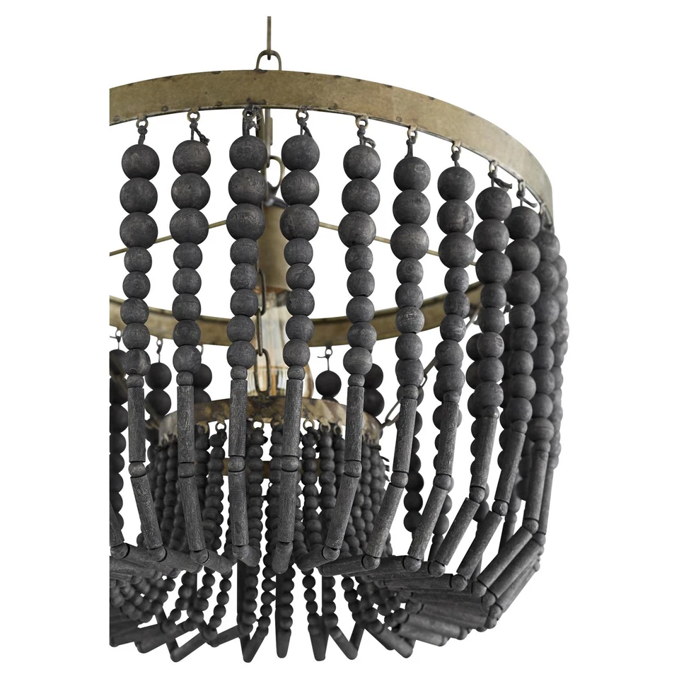 Traditional Estrella Pendant Light in Raw Iron Foto 3 de 3