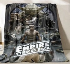 NUEVO Star Wars El Imperio Contraataca/Manta de Peluche/Casi 80 X 60/ EXTRA GRANDE